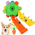 Interactive Puzzle Dog Toys Slow Feeder with Squeaky Carrot Toy Q23932
