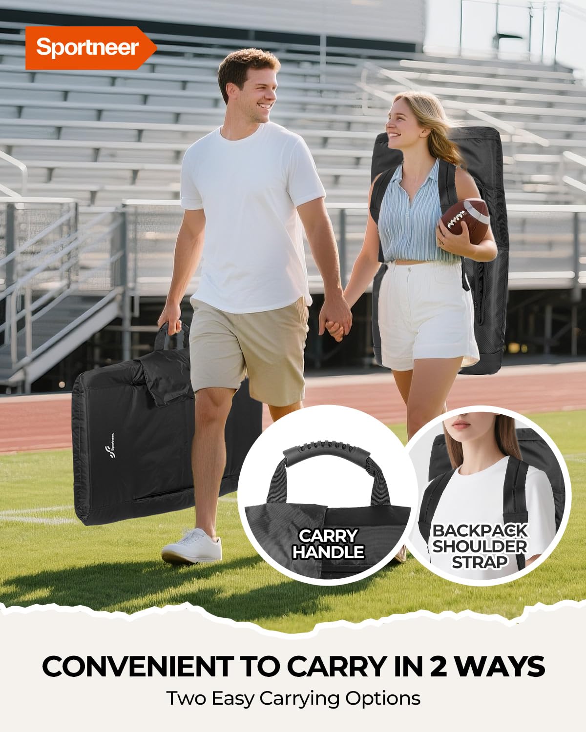 Stadium Seats with Back Support 2.5'' Thick Cushion 6 Adjustable Angle Bleacher Seat with Armrest R460