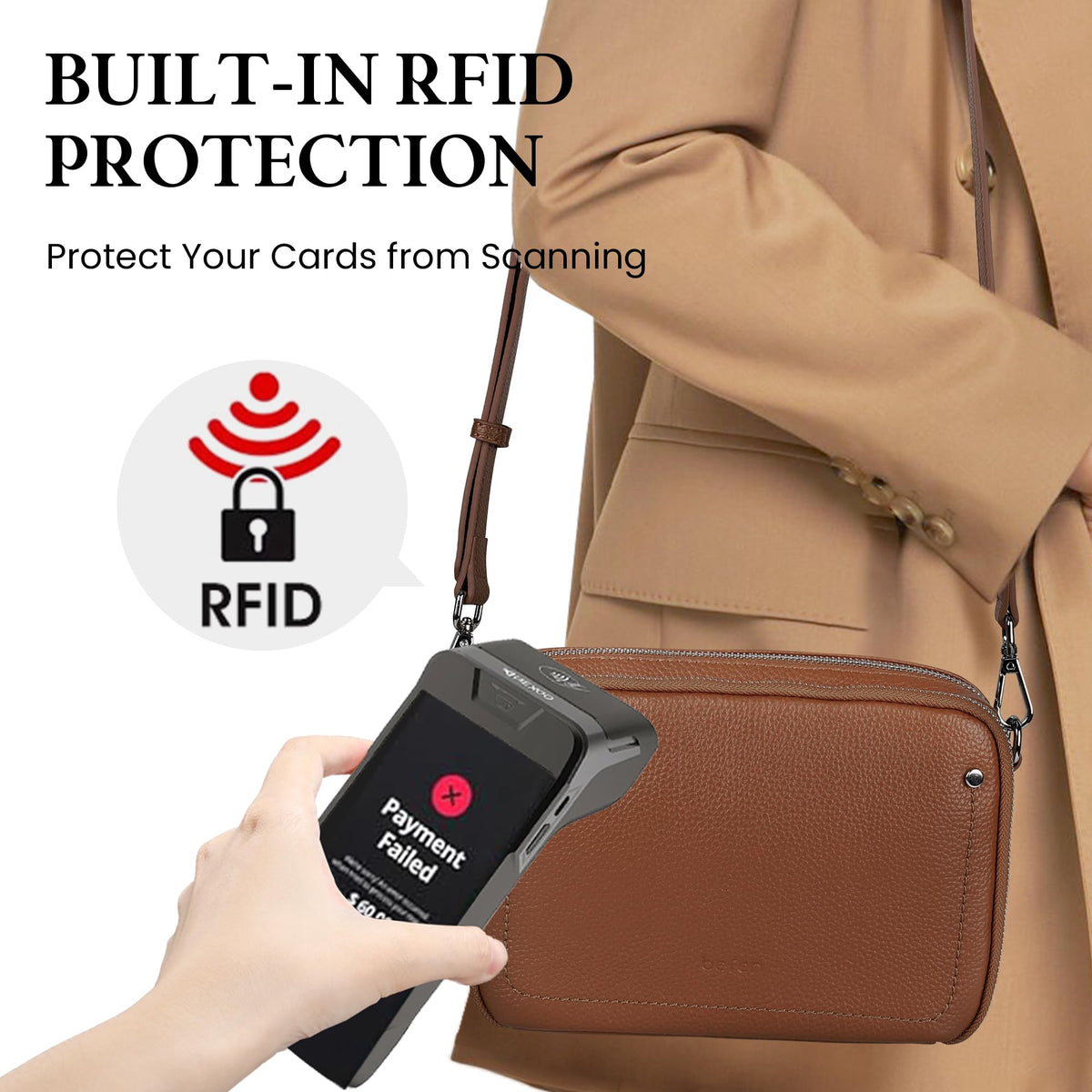 Genuine Leather Crossbody Bags W20900