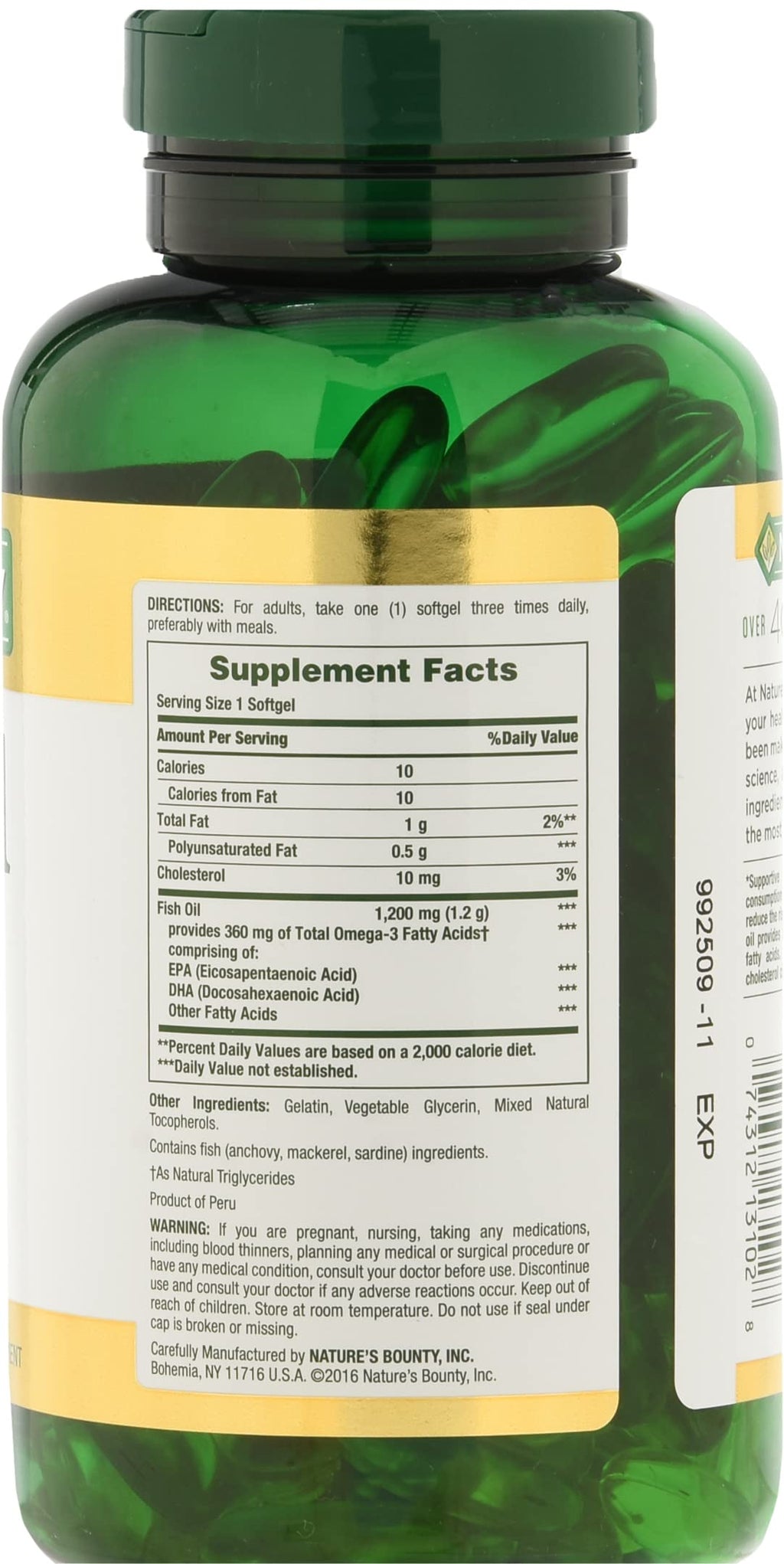 Fish Oil 200 Count G110966