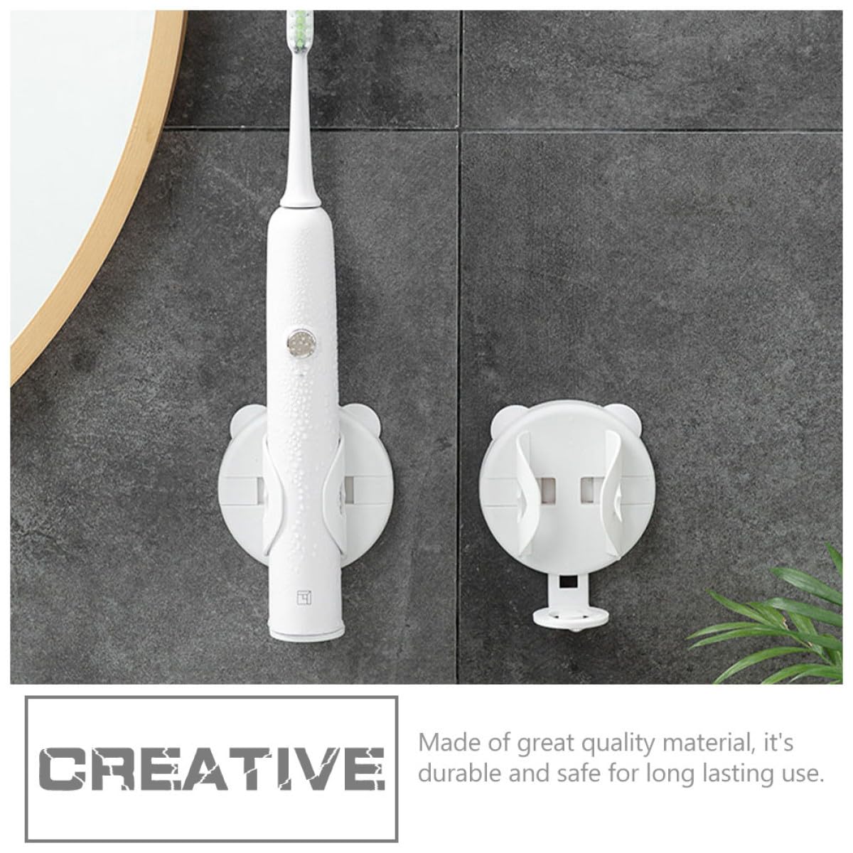 Wall Mounted Electric Toothbrush Rack W3019