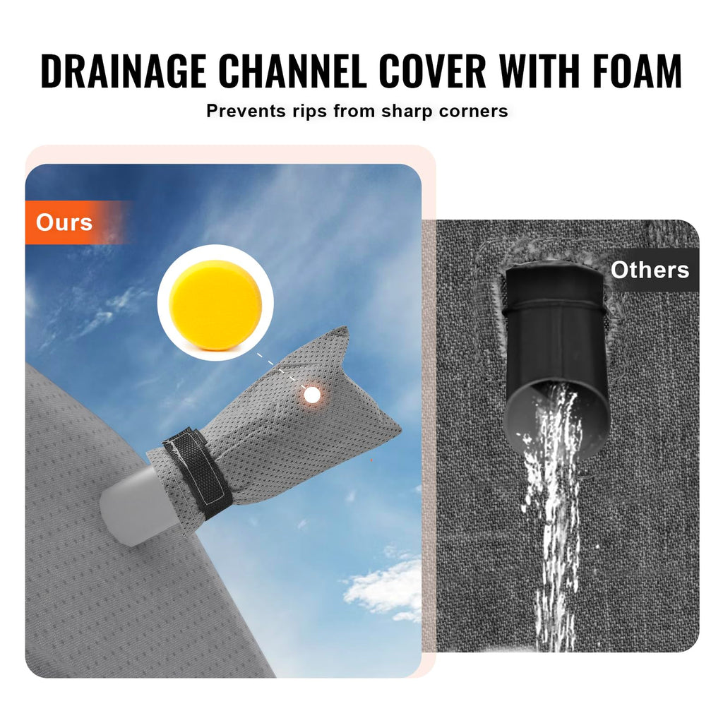 40-43 ft Non-Woven Fabric Waterproof RV Cover with Storage Bag C871