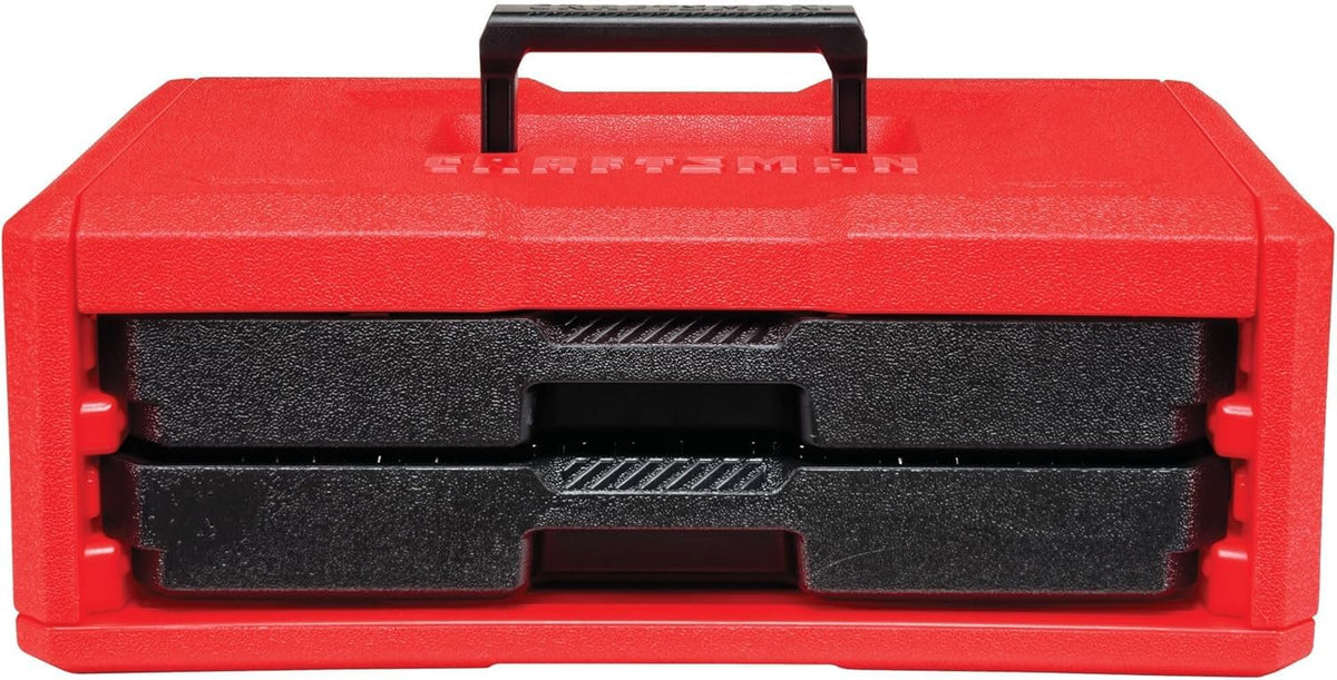 256-Piece Mechanics Hand Tool and Socket Set with 2-Drawer Tool Box E31948