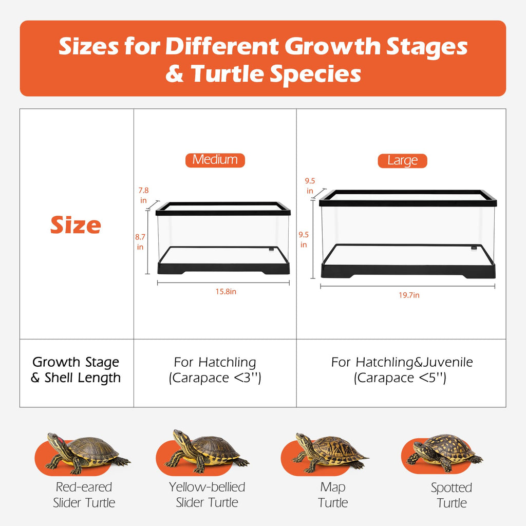 4.6 Gal Baby Turtle Tank Starter Kit P4384
