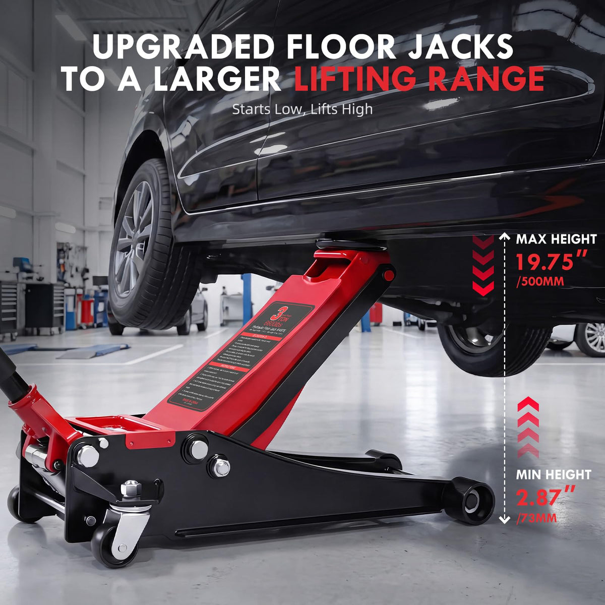 3 Ton Low Profile Hydraulic Floor Jack C38593