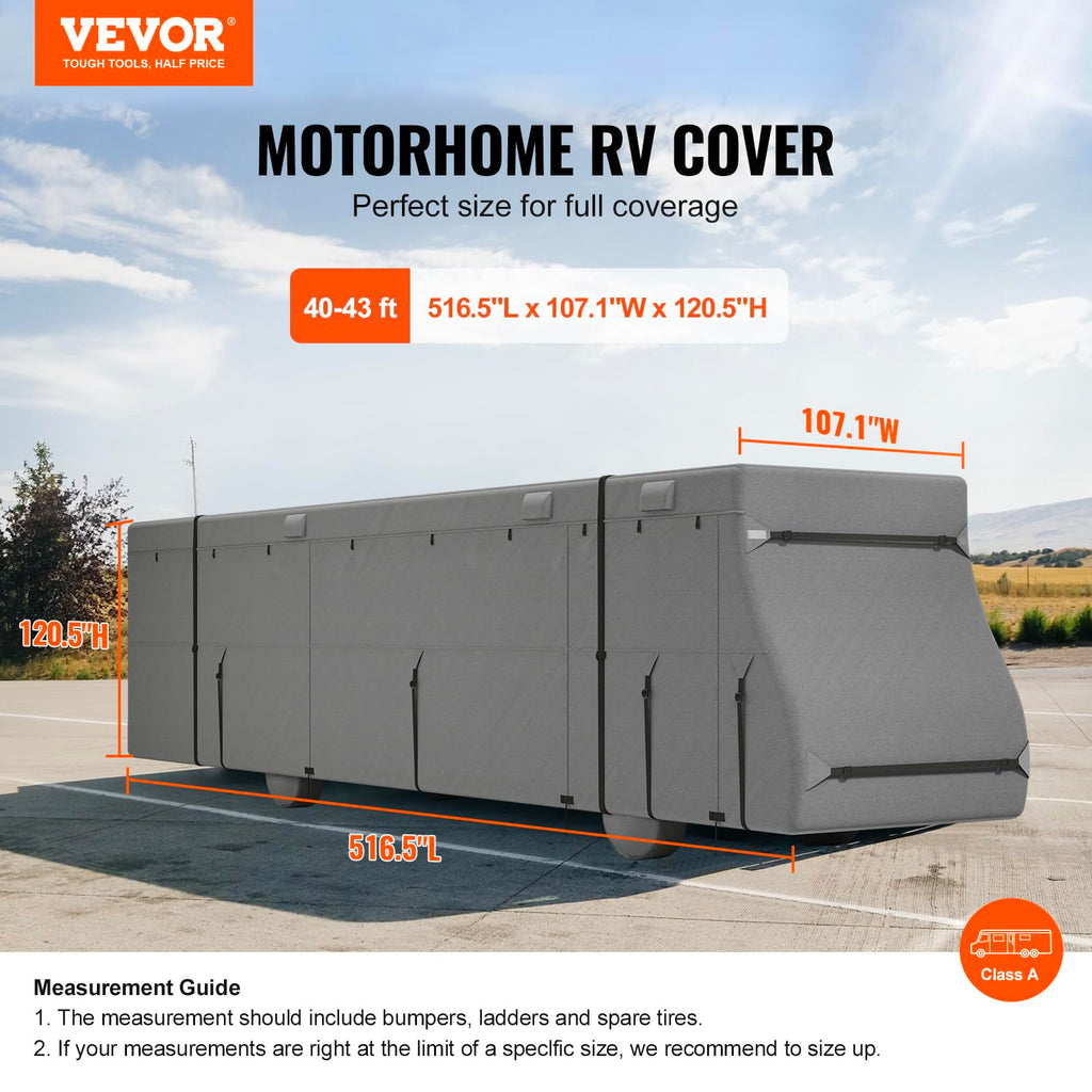 40-43 ft Non-Woven Fabric Waterproof RV Cover with Storage Bag C871