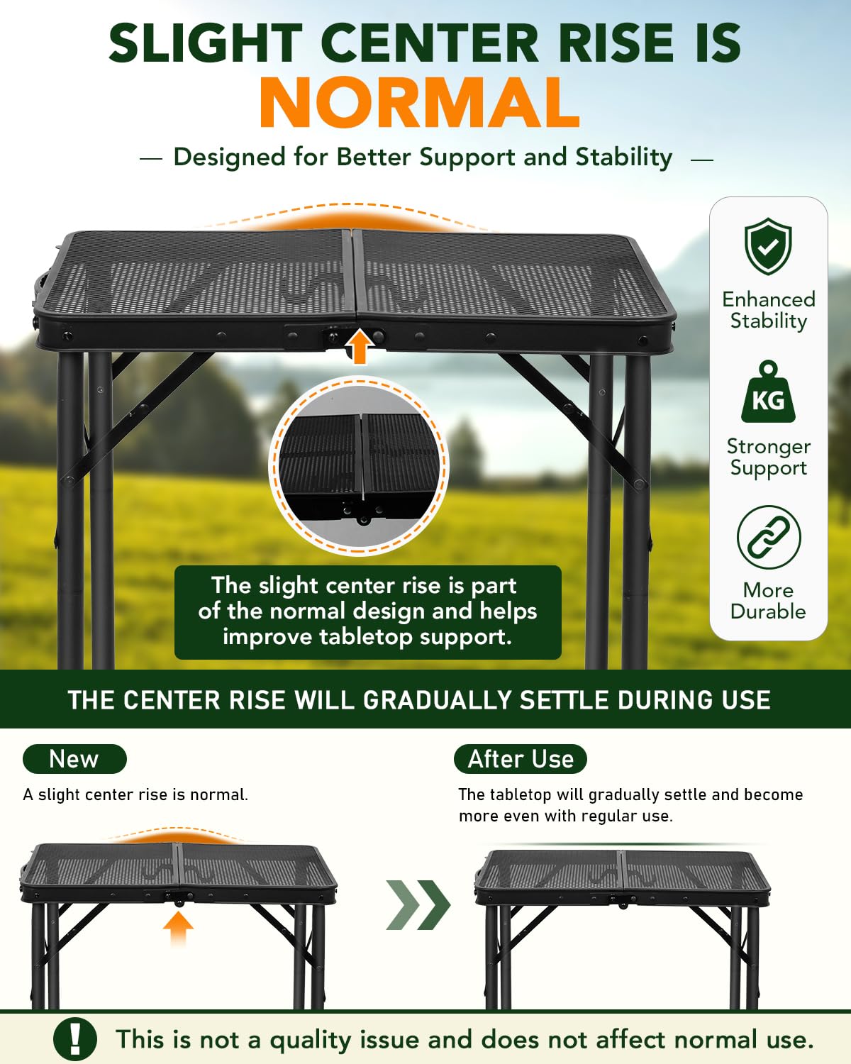 2 Ft Folding Camping Table K7342