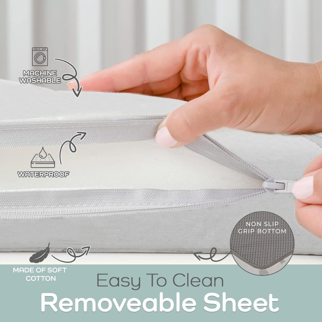 Pack and Play Mattress Topper 38" x 26" Trifold Foam H216932