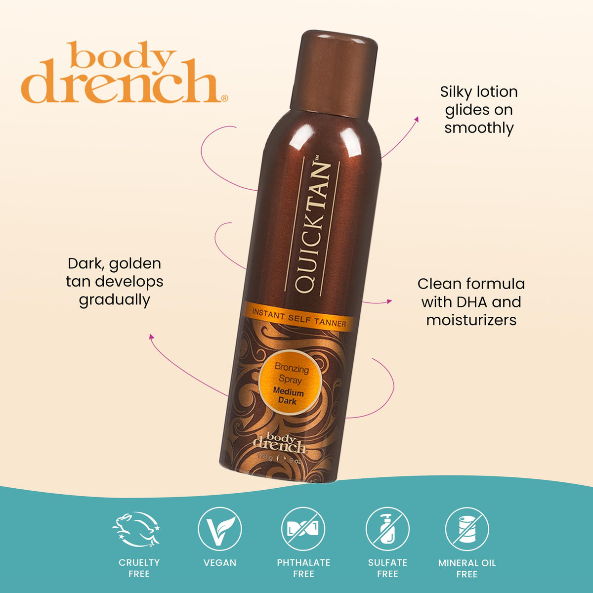 6 oz Self Tanner Bronzing Spray O942135