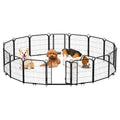 32 Inch 16 Panel Metal Dog Playpen H962317