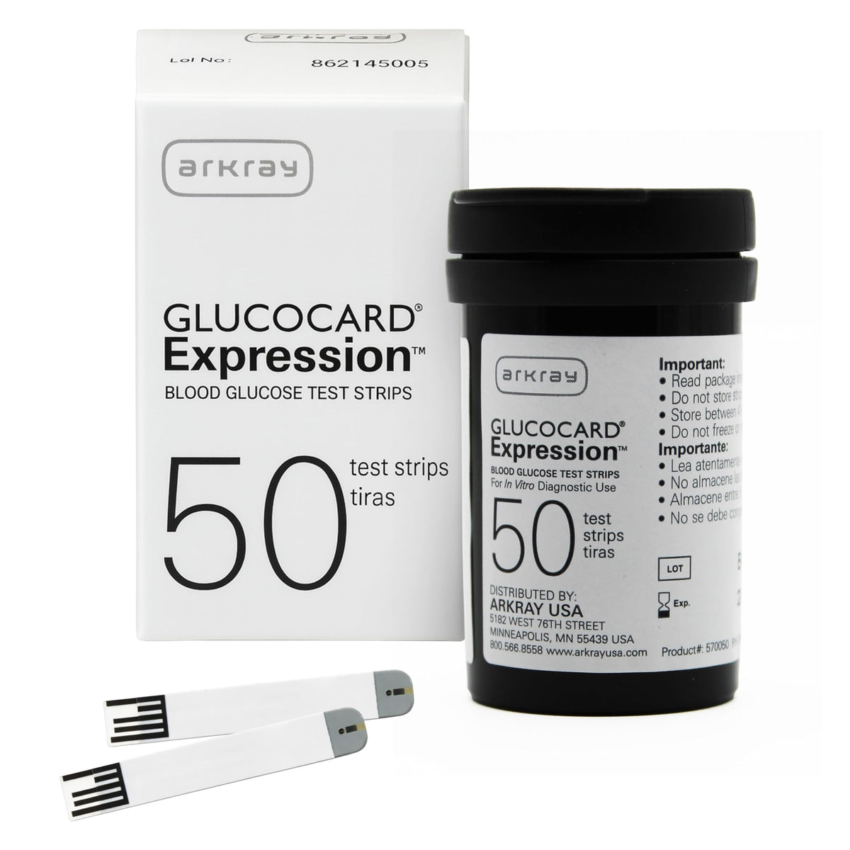 Glucose Test Strips, 50 Count A88783