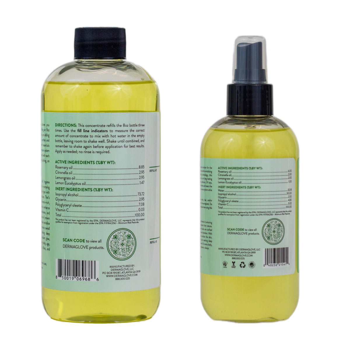 Mosquito and Insect Repelling Body Spray Refill Kit I519622