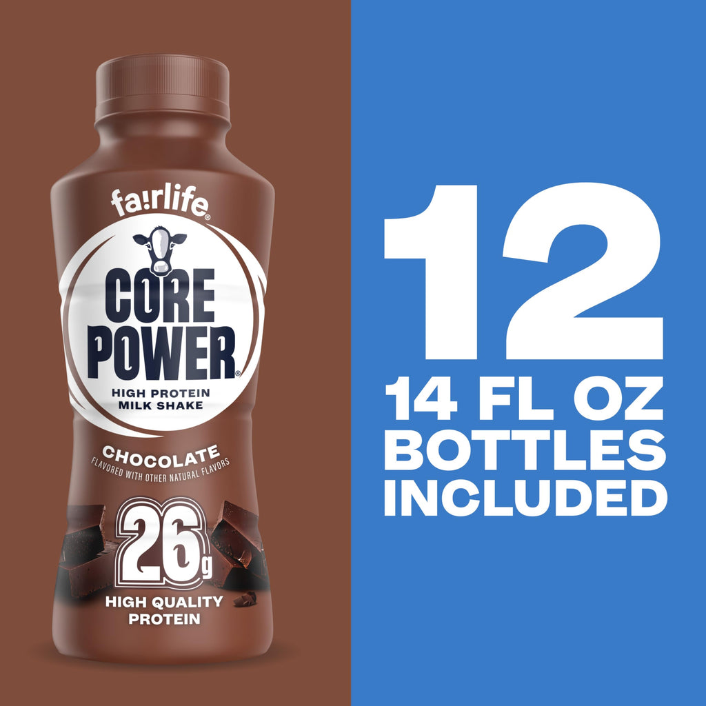 26g Protein Chocolate Milk Shakes 14 Fl Oz (Pack of 12) X496