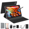 10 inch Android Tablet with Keyboard, 128GB ROM 16GB RAM, Black I773645