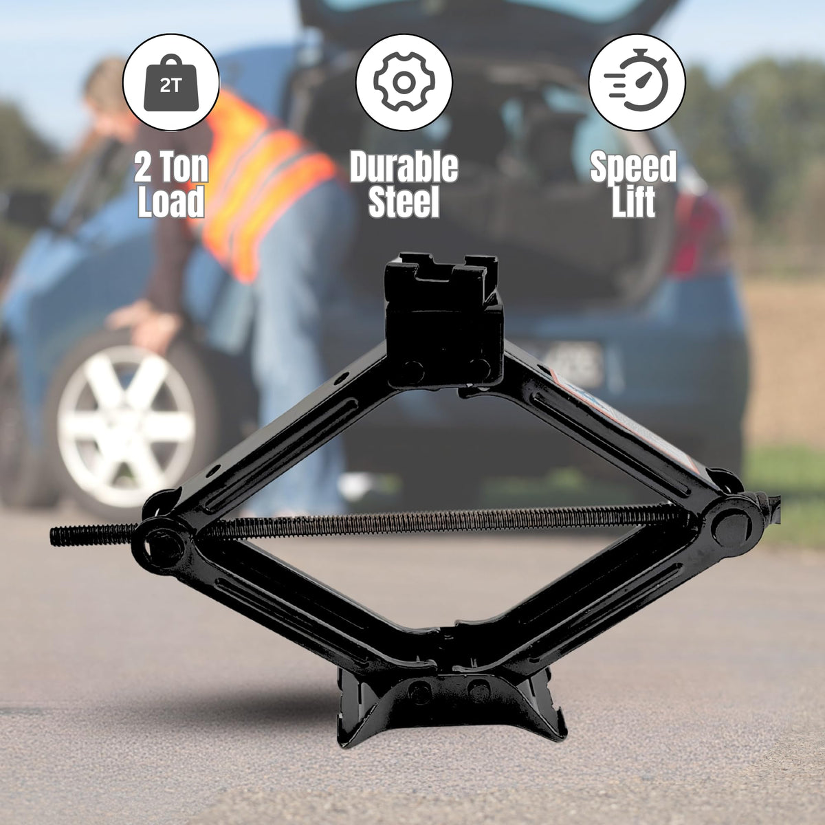 2 Ton Scissor Jack Kit D24994