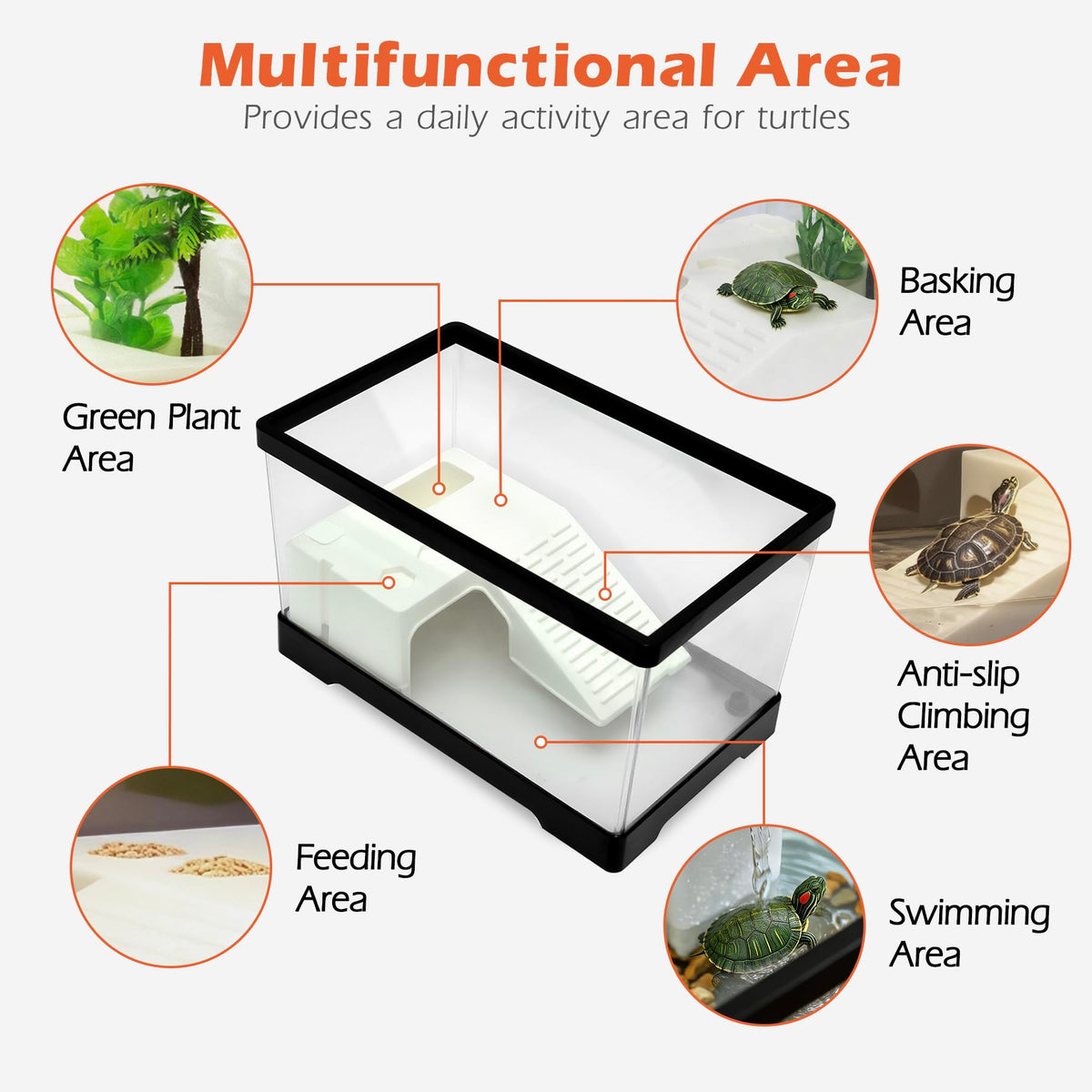 4.6 Gal Baby Turtle Tank Starter Kit P4384