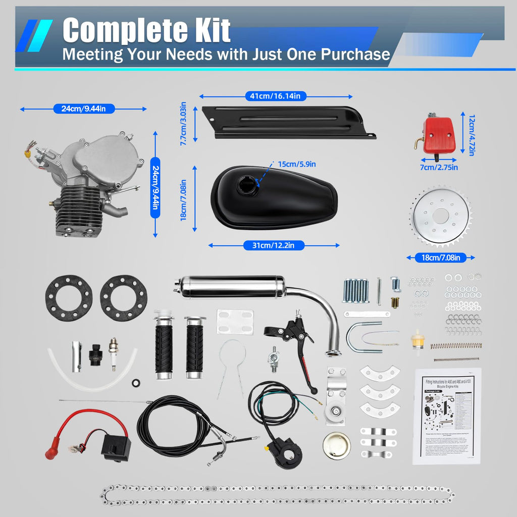 2-Stroke 100cc Bicycle Engine Kit U843646