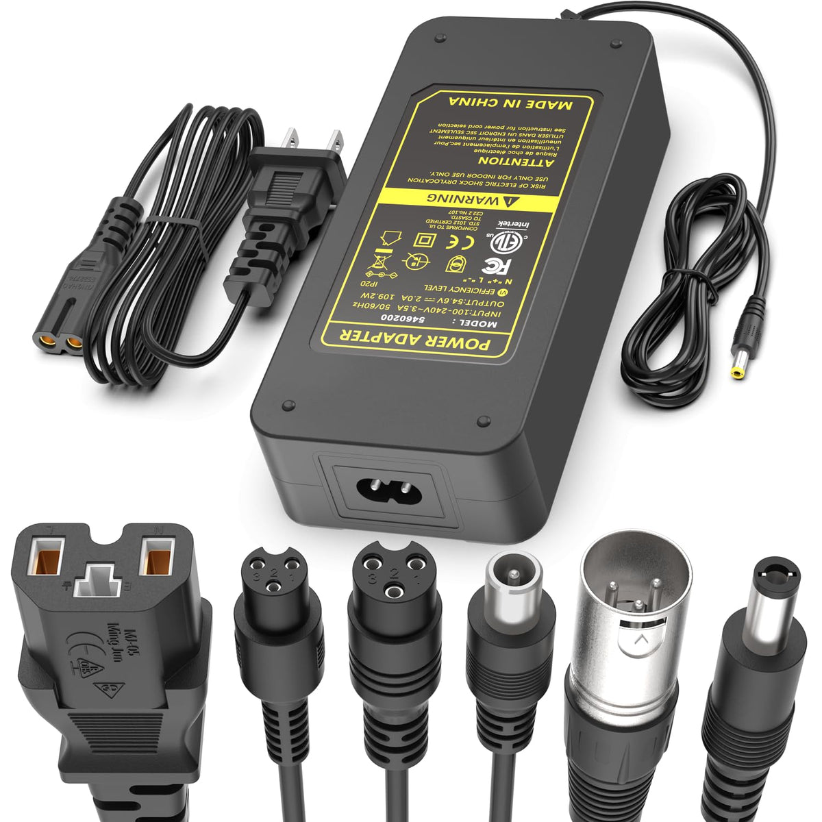 54.6V 2A Electric Bike Charger for 48V Lithium Battery H720818