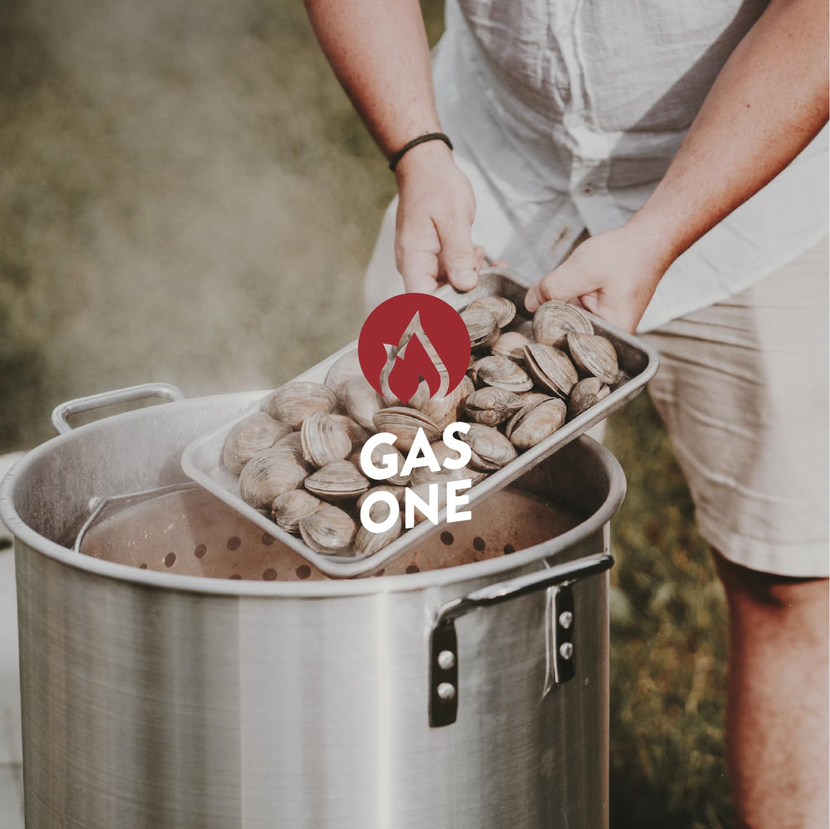 Seafood Boil Kit with Propane Burner and 60Qt Pot with Basket X84694