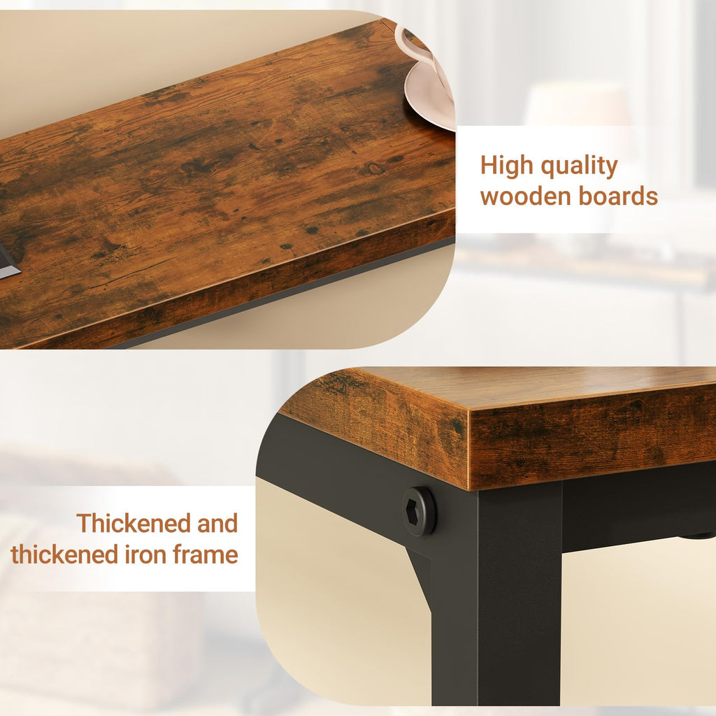 63 Inch Narrow Console Table with 2 Power Outlets K818273