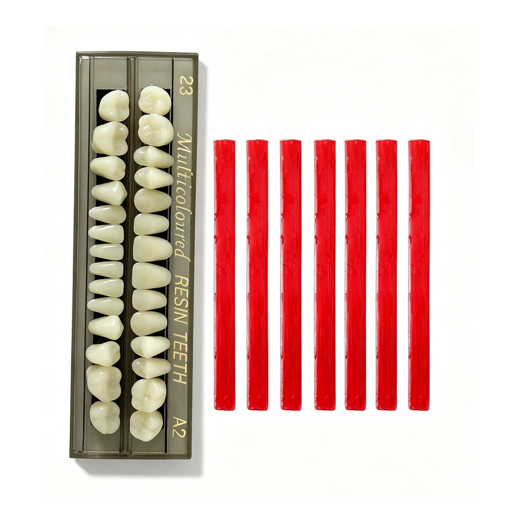 28 Pcs False Teeth Dentures Repair Kit E299