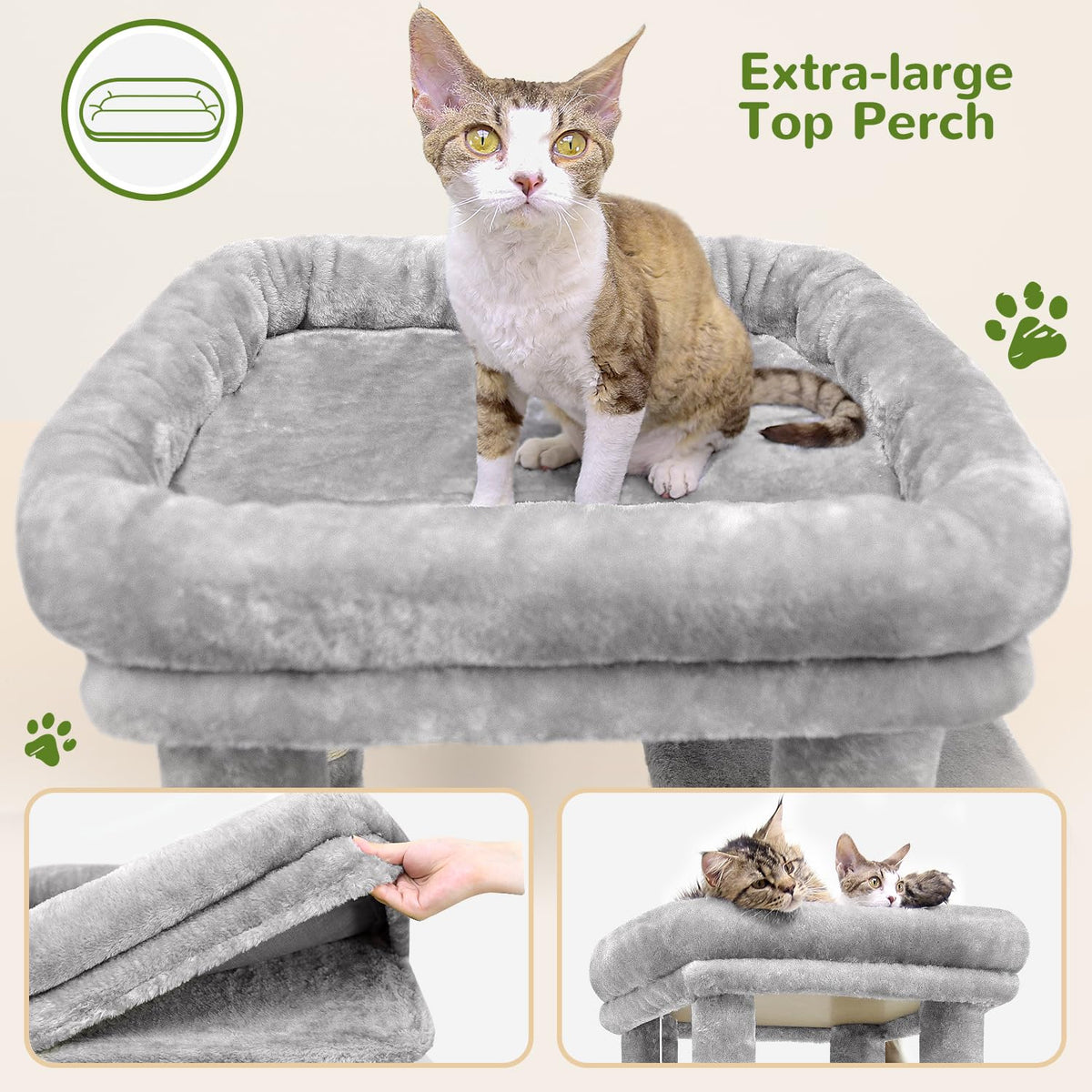 Light Grey Cat Tree O44448