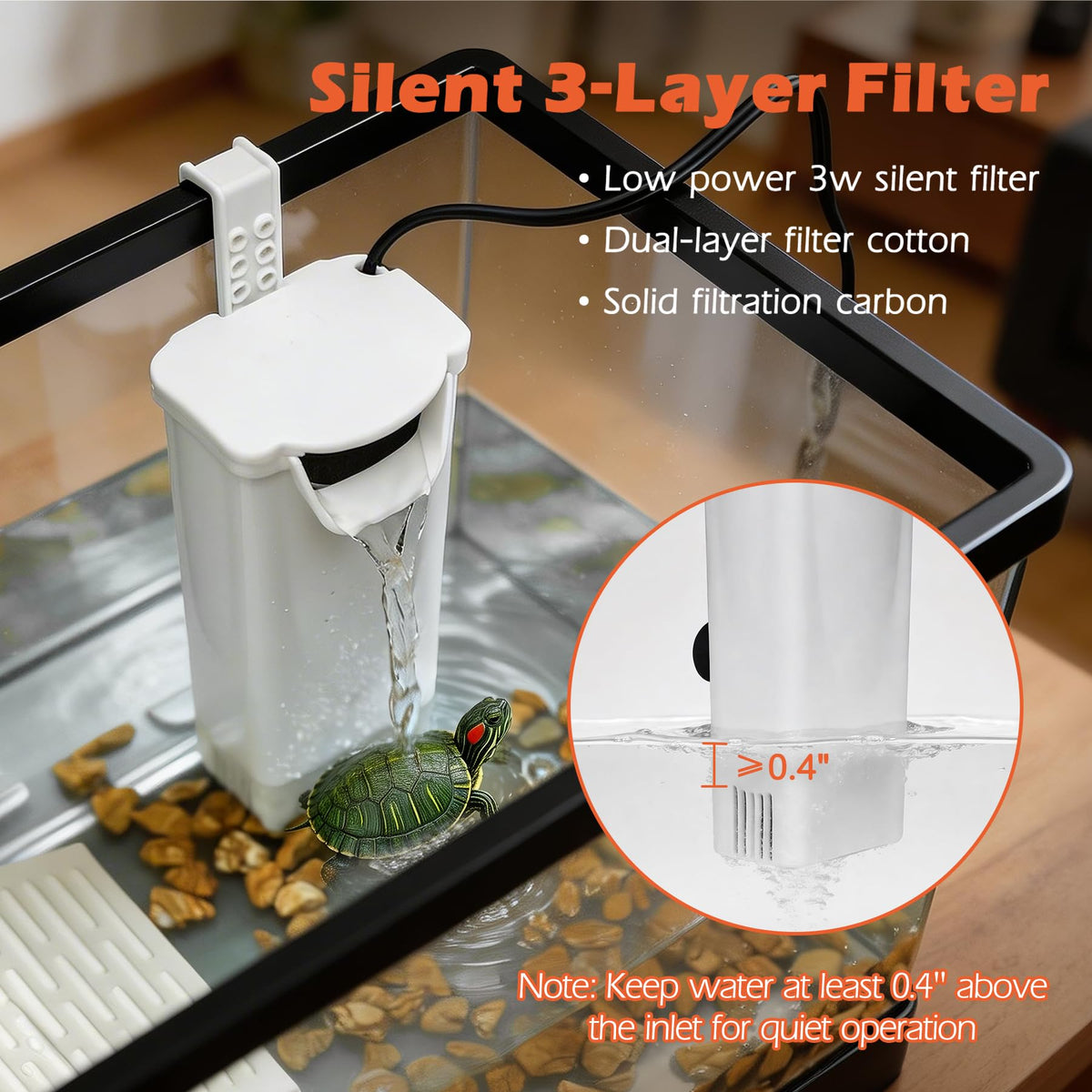 4.6 Gal Baby Turtle Tank Starter Kit P4384