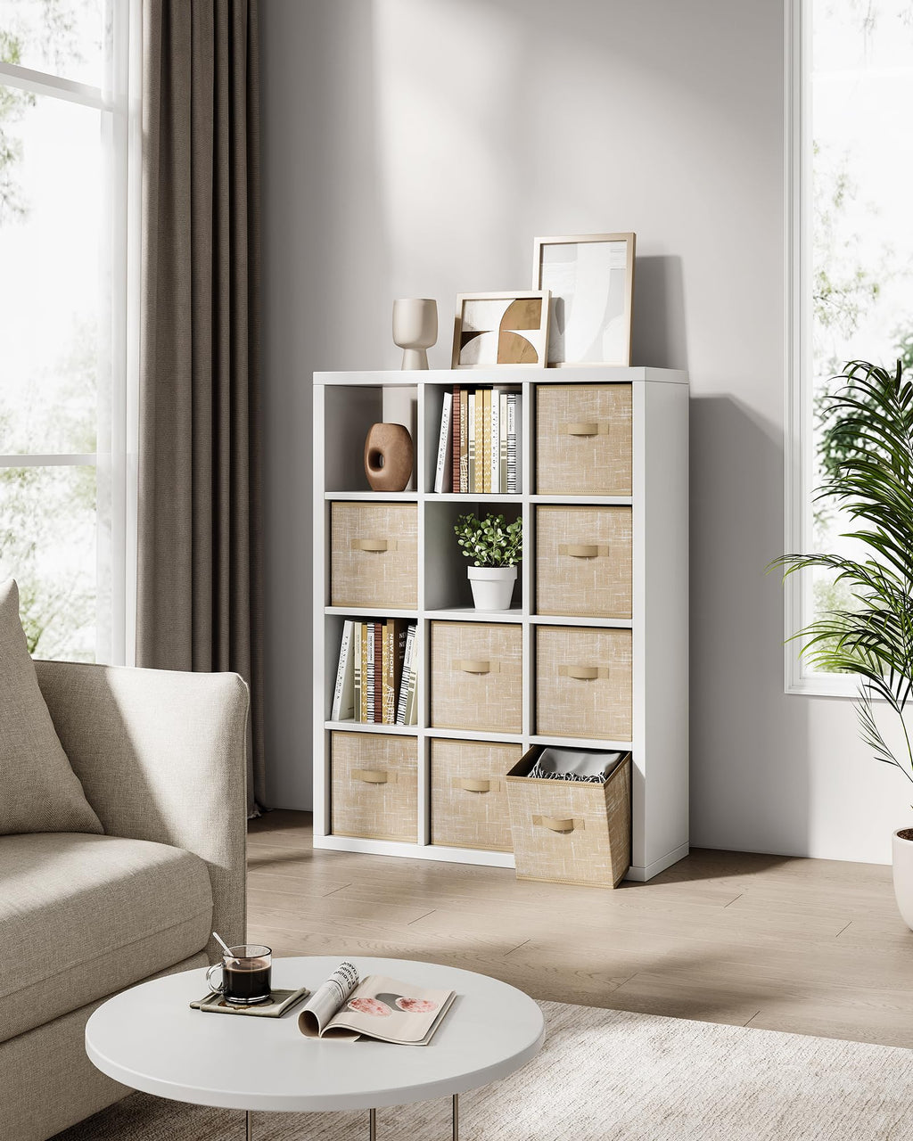 Set of 8 Foldable Storage Cubes V58909