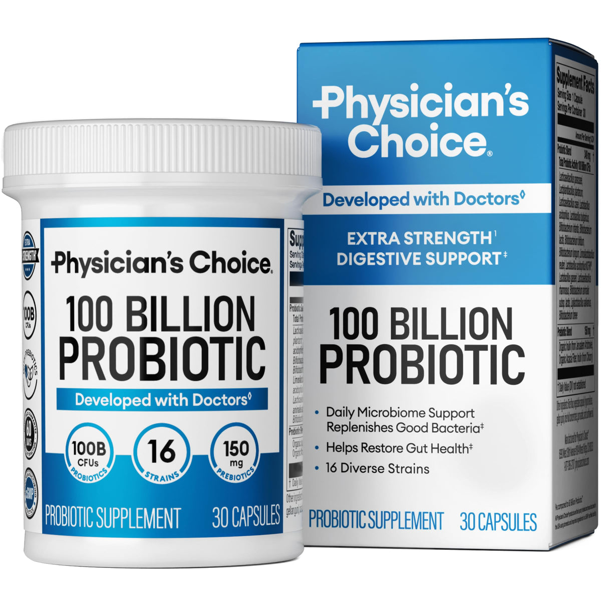 100 Billion 16 Strains Probiotic with Prebiotics F18420