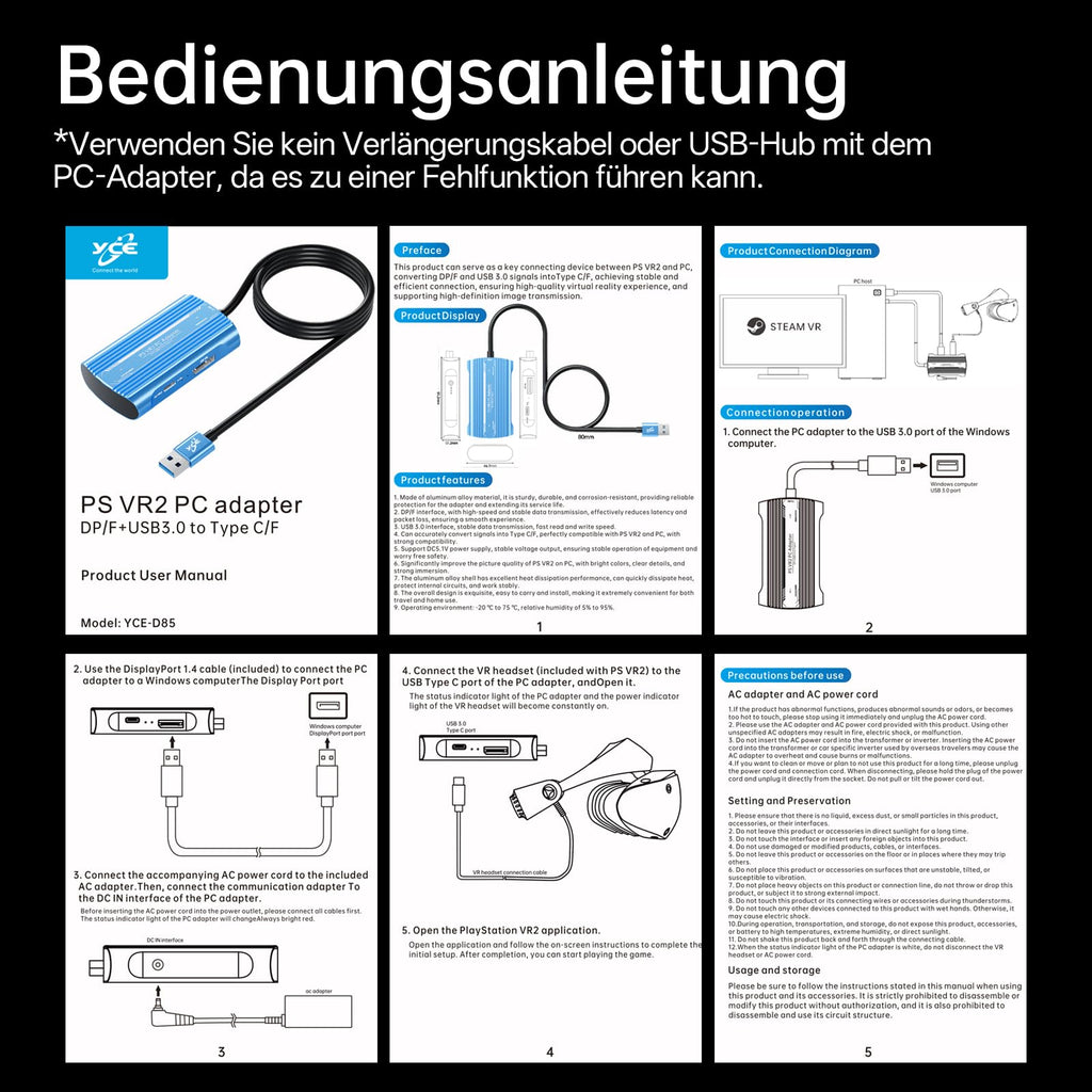 PSVR2 PC Adapter K285931