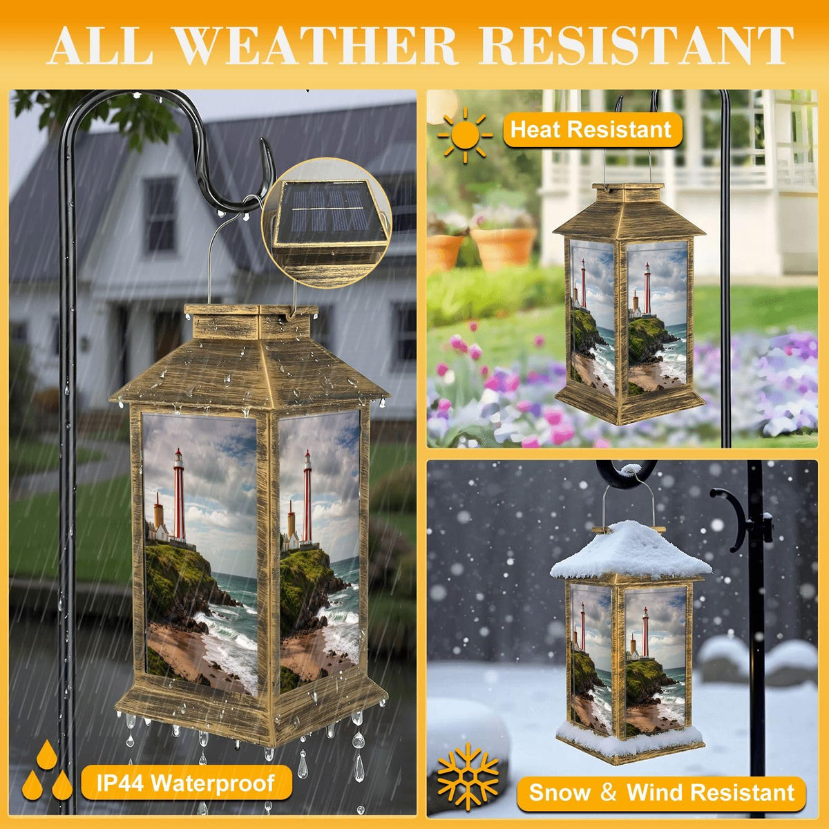 Waterproof LED Solar Lantern N669691
