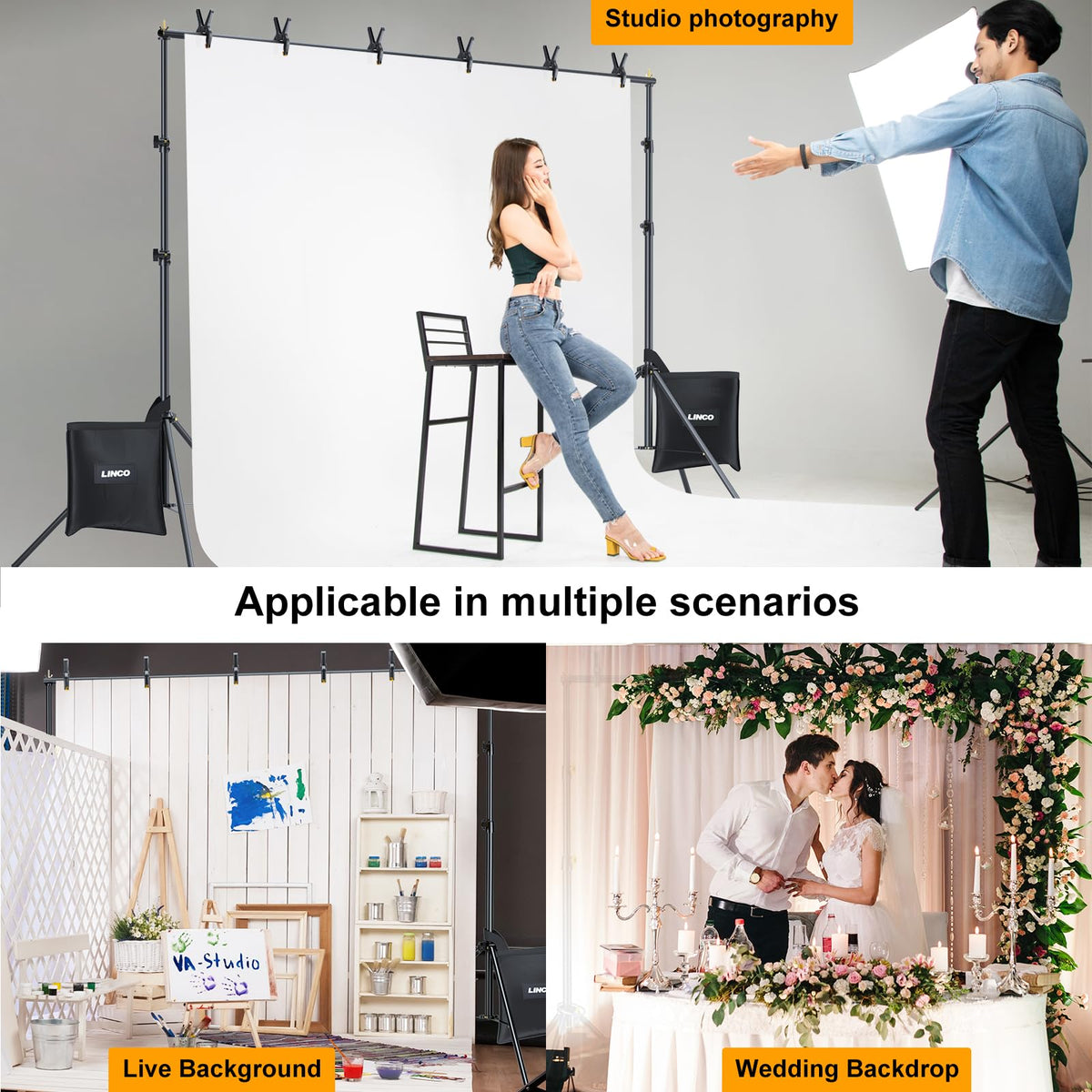 Backdrop Stand Kit 10x7ft U524180