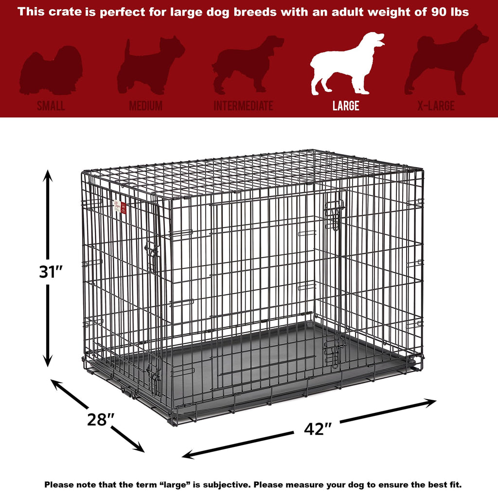42-Inch Double Door Crate B988