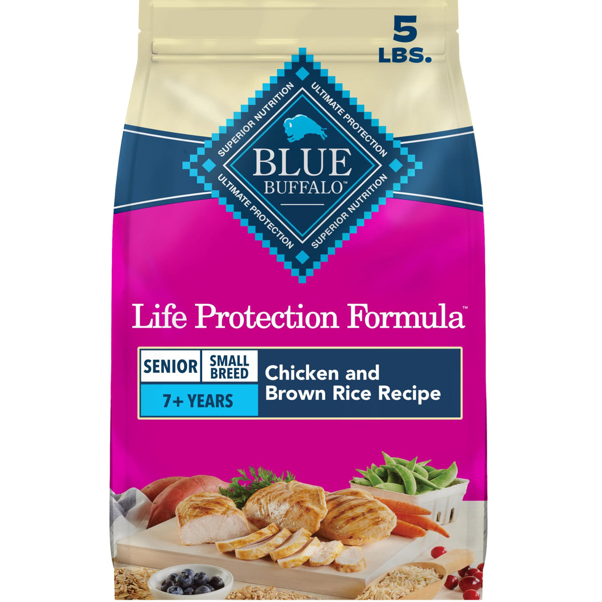 Chicken Small Senior Dog Food 5 lb I943303