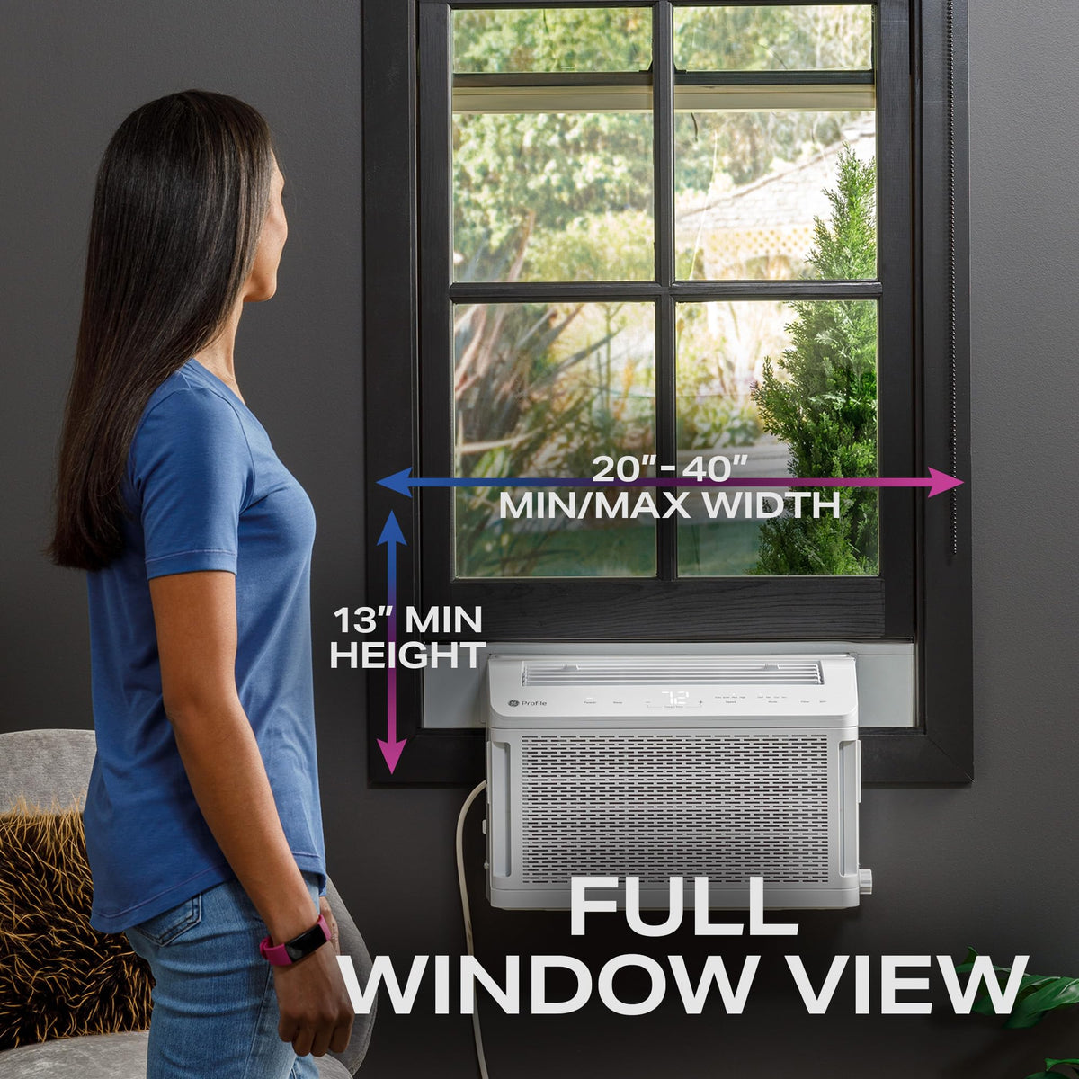White Window Air Conditioner Unit, 8,300 BTU E24291