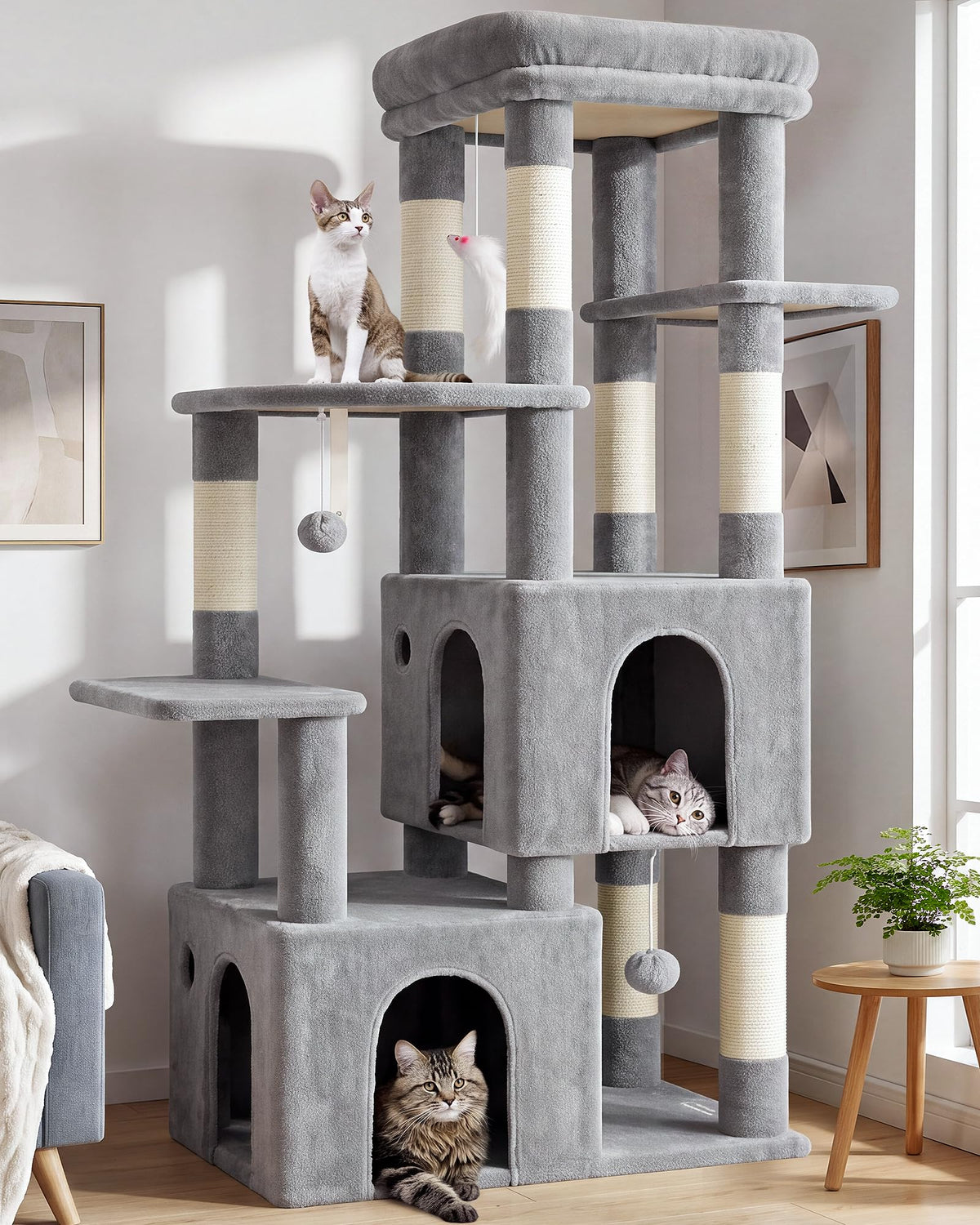 Light Grey Cat Tree O44448