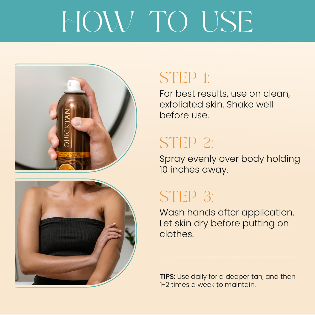 6 oz Self Tanner Bronzing Spray O942135