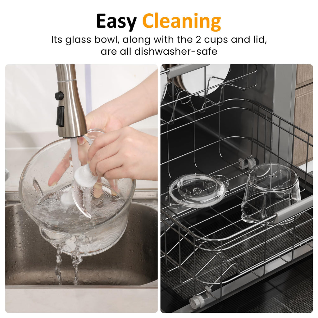 4-in-1 Electric Food Chopper & Small Food Processor I6662