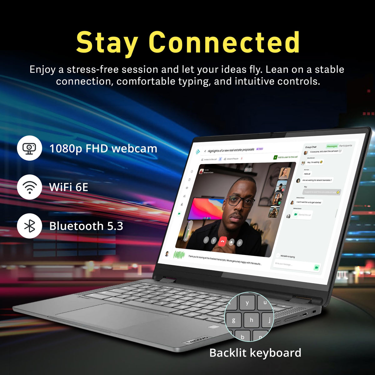 14" WUXGA Touchscreen 2-in-1 Chromebook, Intel Core i5, 8GB, 1.25TB Storage, Gray W651985