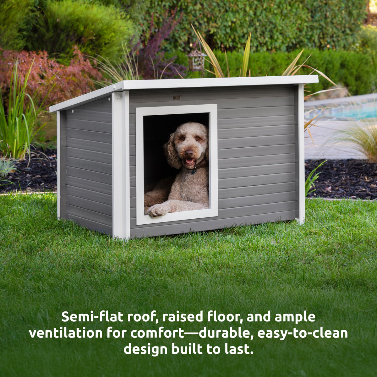 X-Large Grey Dog House T894