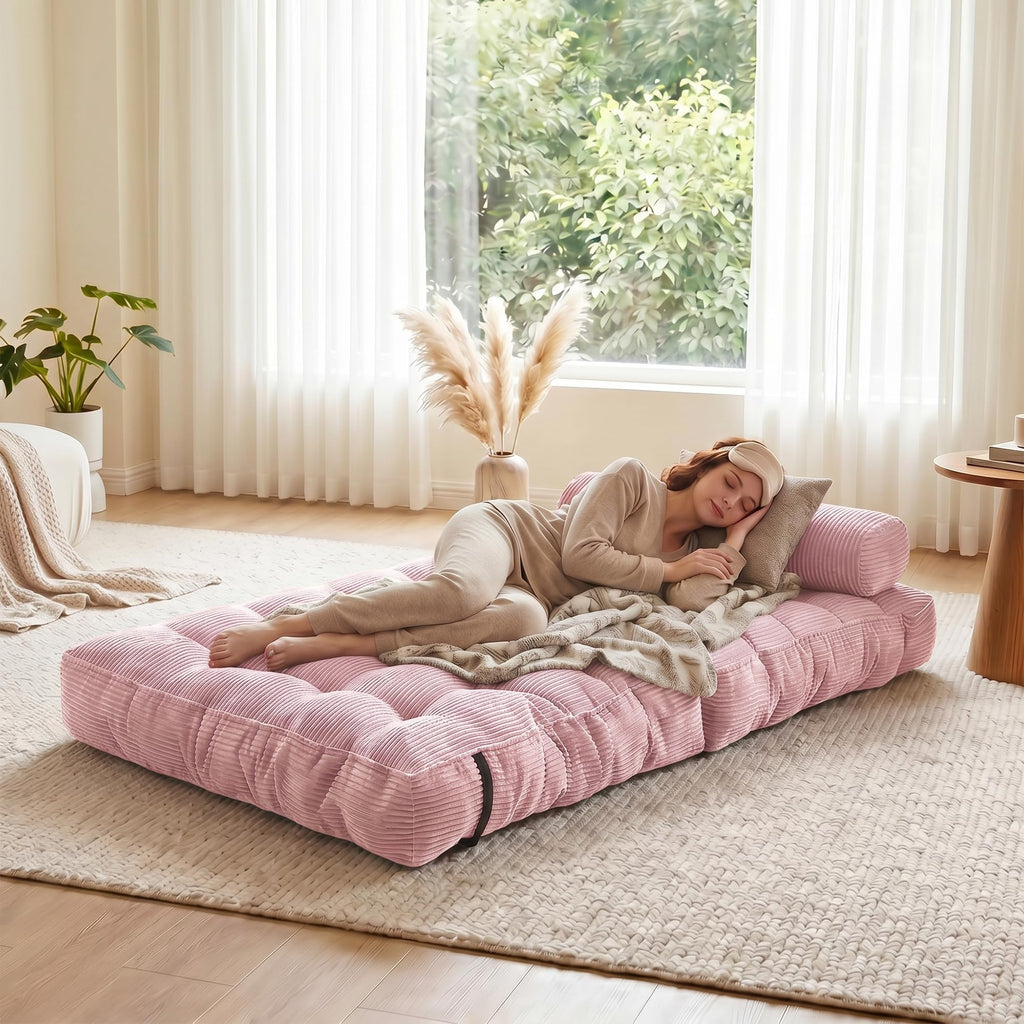 3-in-1 Folding Sofa Bed Convertible Futon Chair N851406