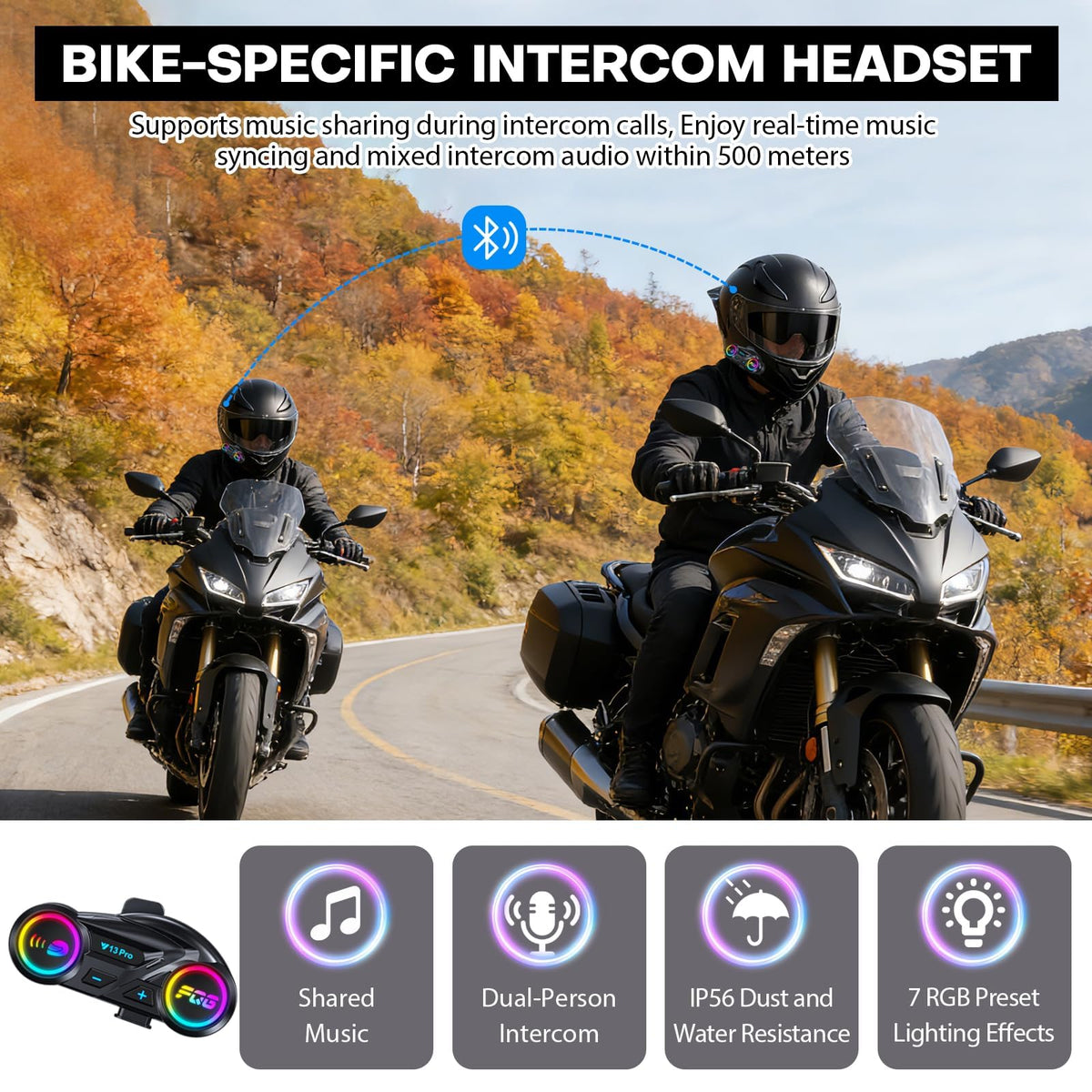 Modular Motorcycle Helmet with Bluetooth J795403