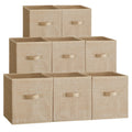 Set of 8 Foldable Storage Cubes V58909