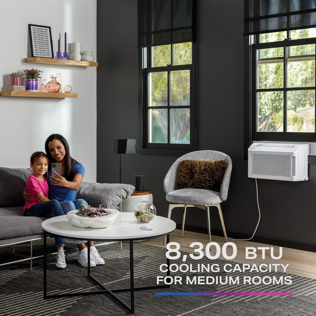 White Window Air Conditioner Unit, 8,300 BTU E24291