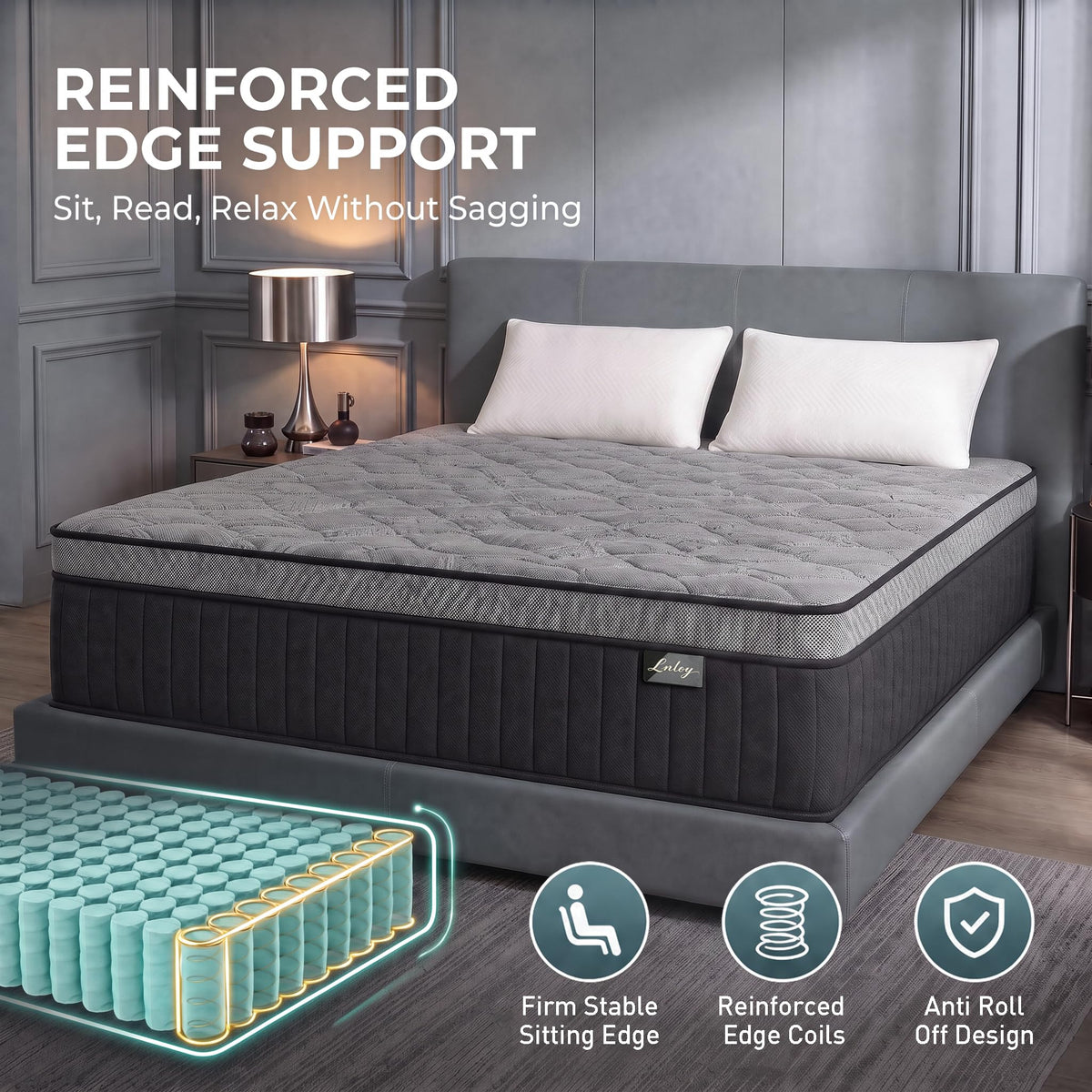 Full Size 12 Inch Hybrid Mattress D729