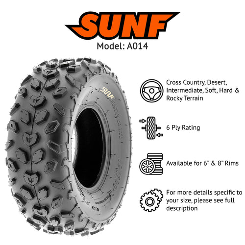 19x7-8 Tubeless 6 Ply Set of 4 K160